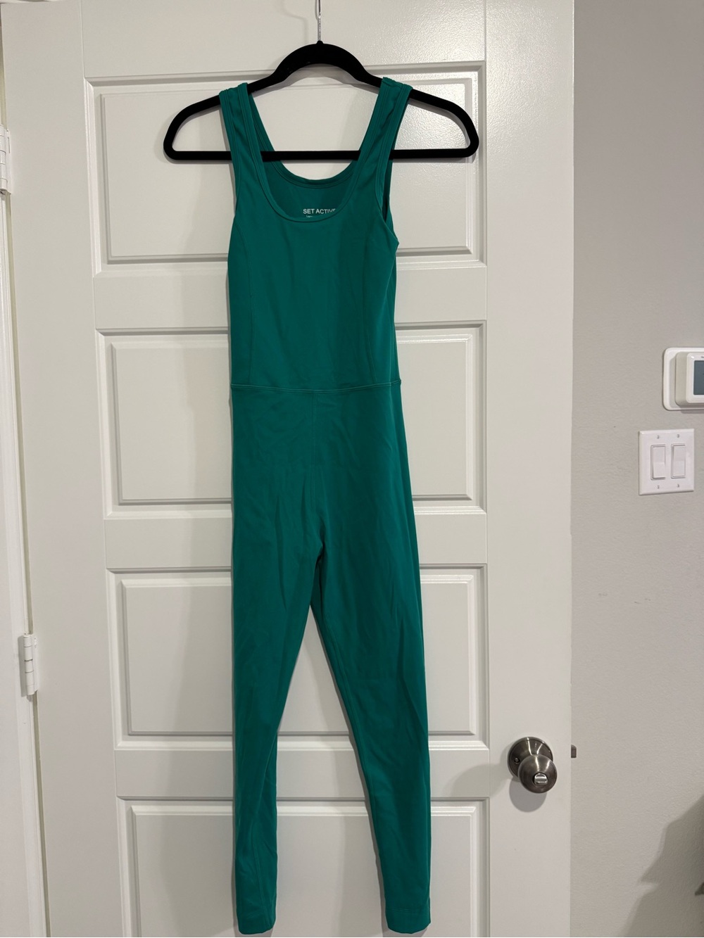 SET Active Teal Tank Jumpsuit